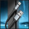 Kabel 3MK Hyper Cable N-SERIES USB-A do  Lightning 1m 5V/2.4A 12W czarny